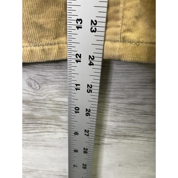 Michael Kors Capris Womens 10 Beige Tan Corduroy Cropped Stretch Cotton - Picture 5 of 11